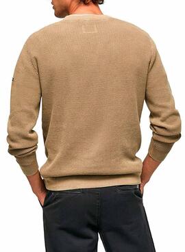 Jersey Pepe Jeans Daniel Textura Camel para Hombre