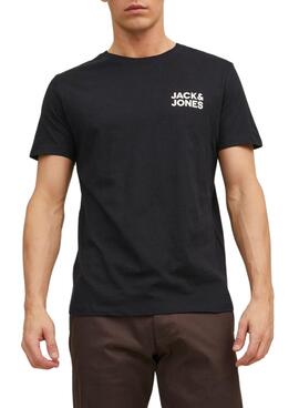 Camiseta Jack And Jones Corp Logo Negro Hombre