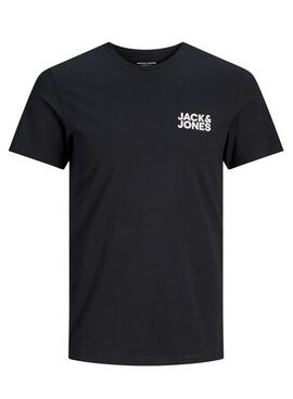 Camiseta Jack And Jones Corp Logo Negro Hombre