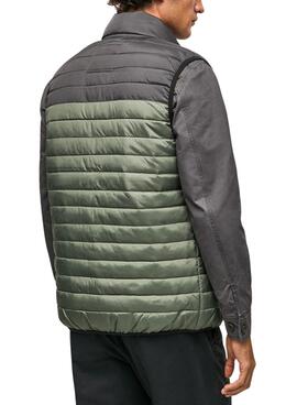 Chaleco Pepe Jeans Connel Gillet Washed Verde