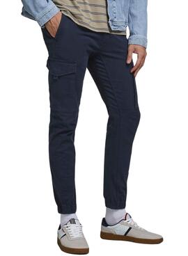 Pantalón Jack and Jones Paul Flake Cargo Marino