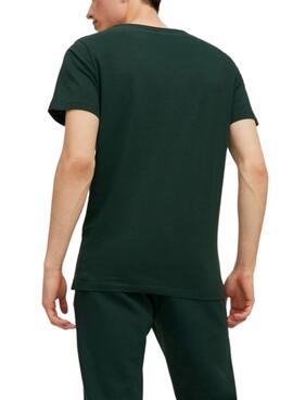 Camiseta Jack And Jones Corp Logo Slim Verde