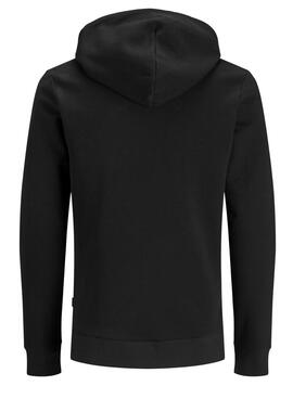 Sudadera Jack And Jones Logo Maxi Negra Hombre