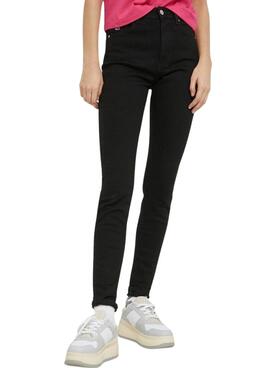 Pantalón Vaquero Tommy Jeans Sylvia Negro Mujer