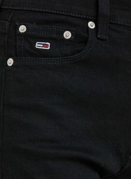 Pantalón Vaquero Tommy Jeans Sylvia Negro Mujer