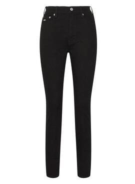 Pantalón Vaquero Tommy Jeans Sylvia Negro Mujer