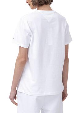 Camiseta Tommy Jeans Relaxed Blanca para Hombre