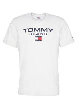 Camiseta Tommy Jeans Reg Entry Blanca para Hombre