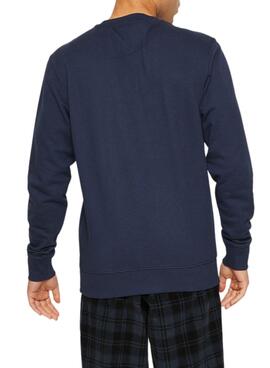 Sudadera Tommy Jeans Reg Entry Marina Hombre