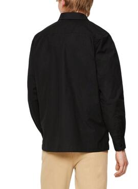 Camisa Calvin Klein Utility Cargo Negra Hombre 