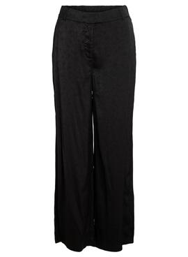 Pantalón Vila Vimiel Wide Negro para Mujer