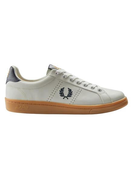 Zapatillas Fred Perry B721 Piel Blanco Hombre