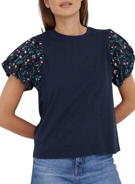 Camiseta Pepe Jeans Perly Marina Para Mujer