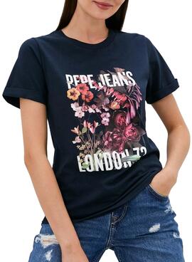 Camiseta Pepe Jeans Pauline Marina Para Mujer