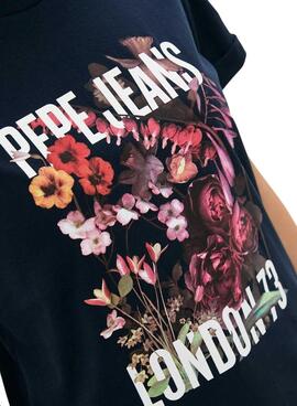Camiseta Pepe Jeans Pauline Marina Para Mujer