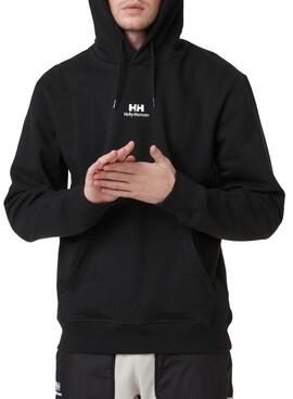 Sudadera Helly Hansen Yu Hoodie 2.0 Negro Hombre