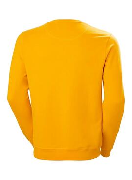 Sudadera Helly Hansen Basic Logo Amarillo Hombre