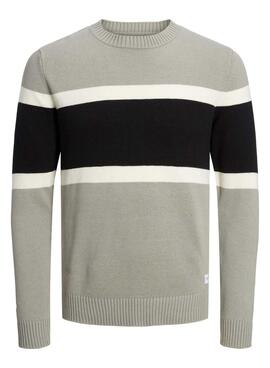 Jersey Jack And Jones Block Gris Para Hombre