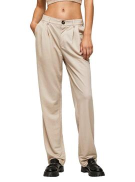 Pantalon Pepe Jeans Colette Beige para Mujer