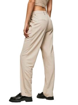 Pantalon Pepe Jeans Colette Beige para Mujer