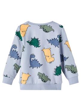 Sudadera Name It Tem Azul Dinosaurios para Niño