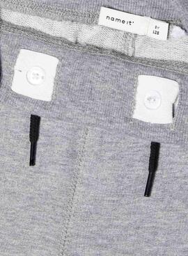 Pantalon Jogger Name It Sweat Gris para Niño