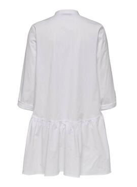 Vestido Only Ditte Life 3/4 Blanco para Mujer