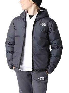 Cazadora The North Face Reversible Negro y Gris
