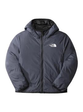 Cazadora The North Face Reversible Negro y Gris
