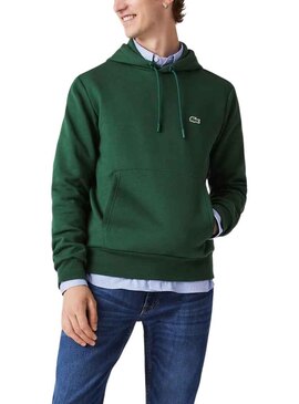 Sudadera Lacoste Basic Hood Verde para Hombre