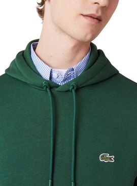 Sudadera Lacoste Basic Hood Verde para Hombre