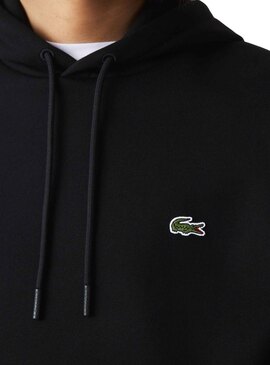 Sudadera Lacoste Basic Hood Negro para Hombre