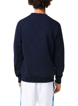 Sudadera Lacoste Cocodrile Party Hombre Marino