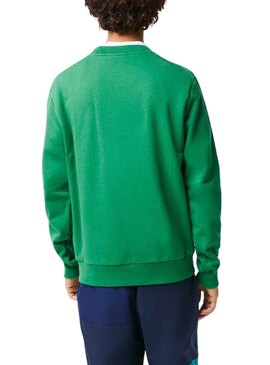 Sudadera Lacoste Cocodrile Party Para Hombre Verde