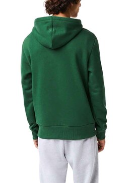 Sudadera Lacoste Holiday Estampada Hombre Verde