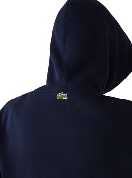 Sudadera Lacoste Loose Fit Marino Unisex