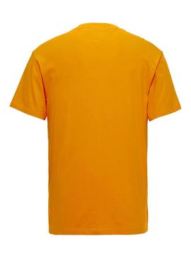 Camiseta Tommy Jeans Classics Naranja Hombre