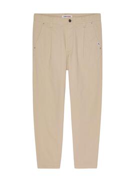 Pantalon Chino Tommy Jeans Bax Beige para Hombre