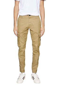 Pantalon Calvin Klein Jeans Cargo Beige 