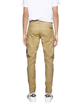 Pantalon Calvin Klein Jeans Cargo Beige 