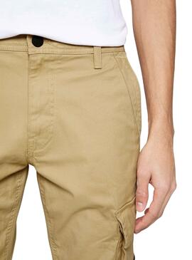 Pantalon Calvin Klein Jeans Cargo Beige 