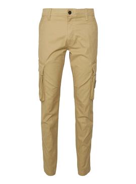 Pantalon Calvin Klein Jeans Cargo Beige 