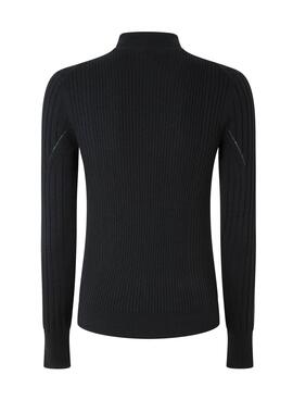 Jersey Pepe Jeans Amalia Canale Negro Para Mujer