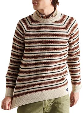 Jersey Superdry Classic Pattern Jacquard Hombre