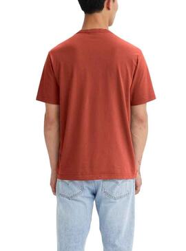 Camiseta Levis Holiday Naranja para Hombre