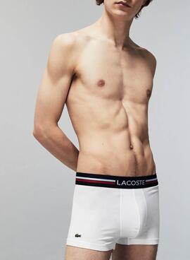 Pack 3 Calzoncillos Lacoste Boxer Iconic Marino