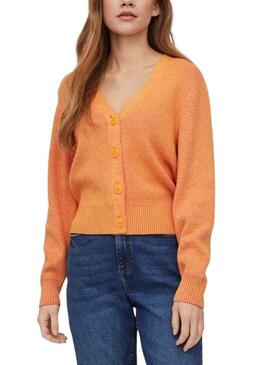 Chaqueta Vila Viril Short Naranja