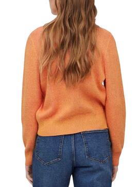 Chaqueta Vila Viril Short Naranja