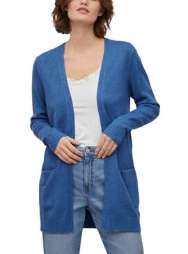 Chaqueta Vila Viril Azul para Mujer