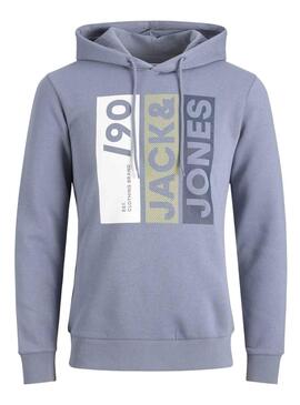 Sudadera Jack and Jones Jio Azul para Hombre